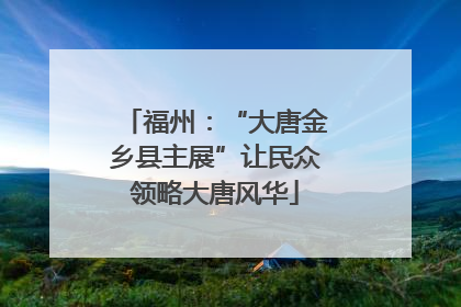 福州：“大唐金乡县主展”让民众领略大唐风华